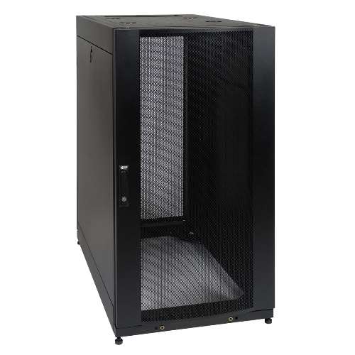 25U SmartRack Standard-Depth Server Rack Enclosure Cabinet with doors & side panels (tripp_SR25UB)