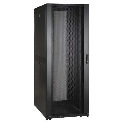 42U SmartRack Standard-Depth Rack Enclosure Cabinet with doors & side panels (tripp_SR42UBWD)