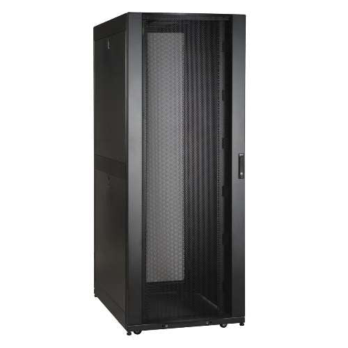 42U SmartRack Wide Standard-Depth Rack Enclosure Cabinet with Pre-Installed SRCABLEVRT3 with sides & doors (tripp_SR42UBWDVRT)