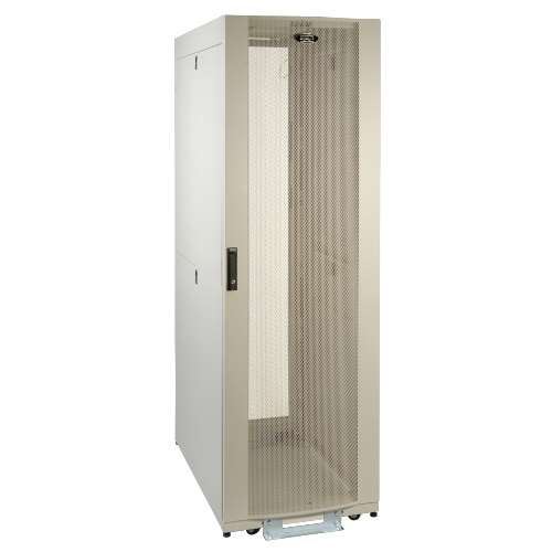 42U SmartRack White Standard-Depth Rack Enclosure Cabinet with doors & side panels (tripp_SR42UW)