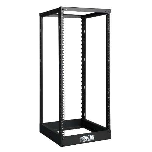 25U SmartRack 4-Post Open Frame Rack - Organize and Secure Network Rack Equipment (tripp_SR4POST25)
