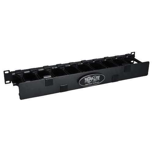 SmartRack 1U High Capacity Horizontal Cable Manager - Finger duct with dual-hinge cover (tripp_SRCABLEDUCT1UHD)