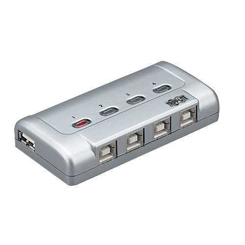 4-Port USB 2.0 Hi-Speed Printer / Peripheral Sharing Switch (tripp_U215-004-R)