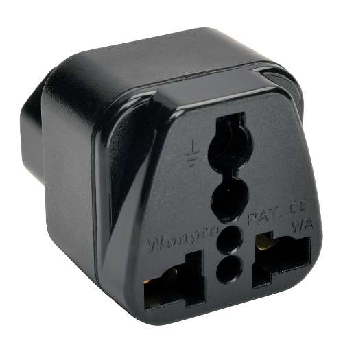 Multi-International Power Plug Adapter for IEC-320-C13 Outlets (tripp_UNIPLUGINT)