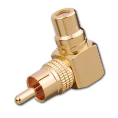 Vanco 90 Degree Metal RCA Adapter (110023X)