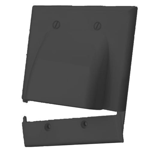Hinged Bulk Cable Wall Plate (120628X)