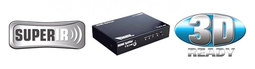 HDMI 1x2 4K2K Splitter with IR Control (280702)