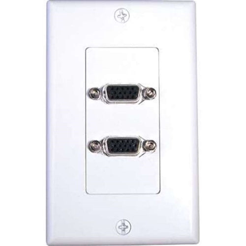 Slim Line S-VGA Wall Plates (281202X)