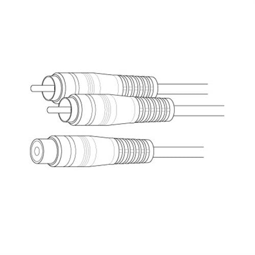RCA Metal "Y" Cable Adapters (AGP3E)