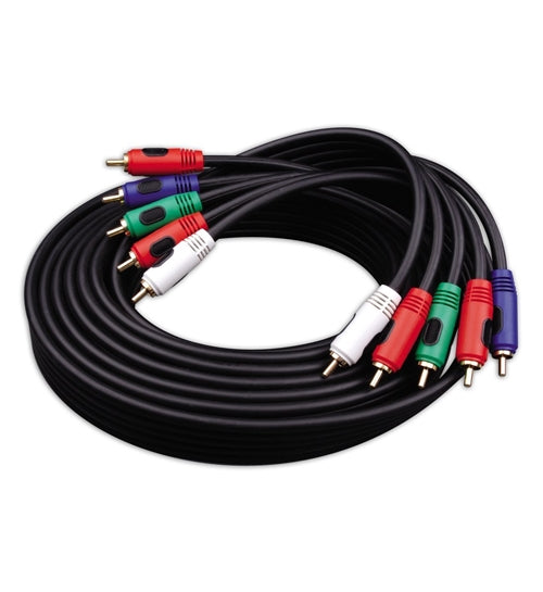 Vanco DV325LRX RGB Component Video Cable with Left/Right Digital Audio (25 Feet): Electronics (DV325LRX)