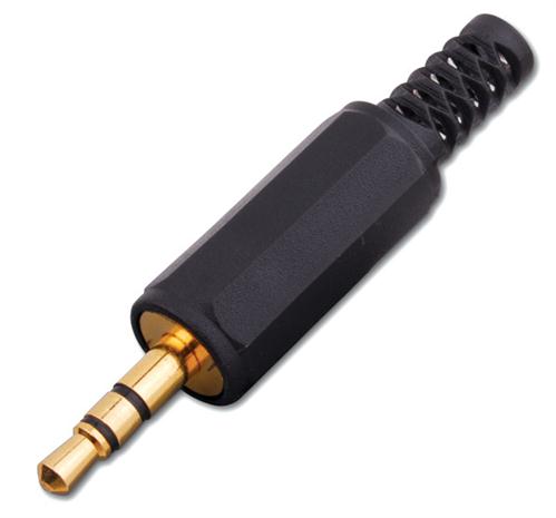 3.5 mm Male Stereo Plug with Strain Relief (P35STGX)