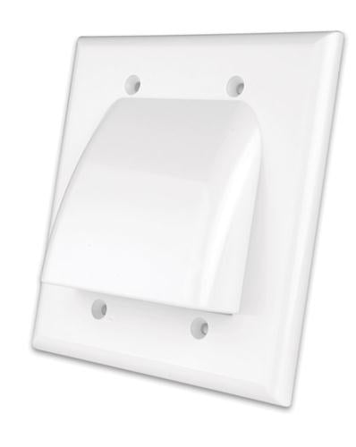 Flat Panel TV Bulk Cable Wall Plates (VANWPBW2W)