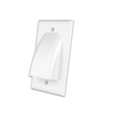 Vanco Wall Plate Bulk Cable Low Profile Ivory (VANWPBWI)