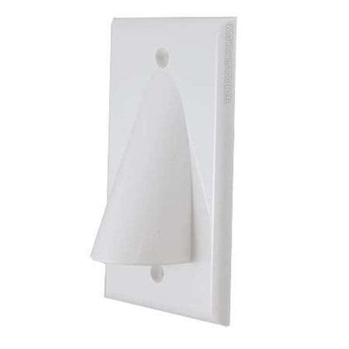 Vanco Wall Plate Bulk Cable 1 Gang White (WPBWWX)